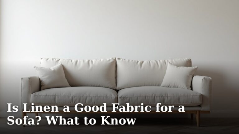 Is Linen a Good Fabric for a Sofa? What to Know