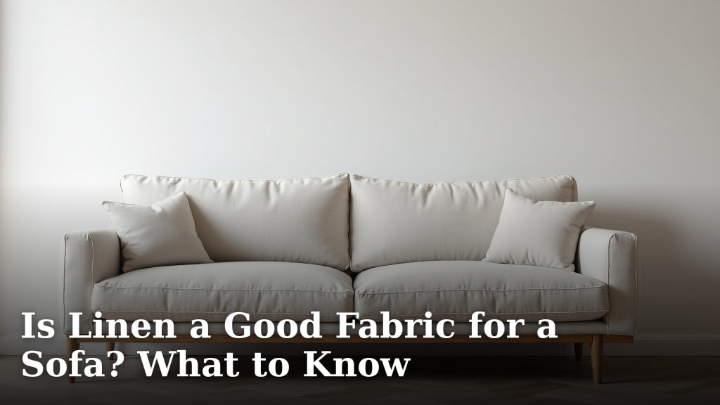 Is Linen a Good Fabric for a Sofa? What to Know