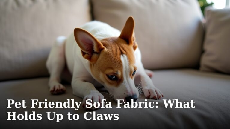 Pet Friendly Sofa Fabric: What Holds Up to Claws