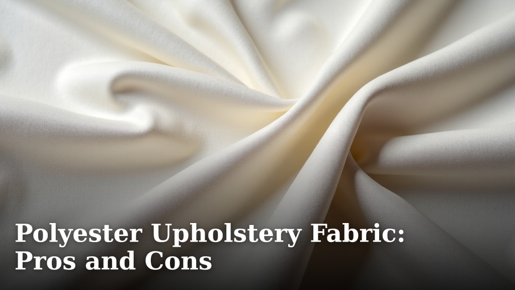 Polyester Upholstery Fabric: Pros and Cons