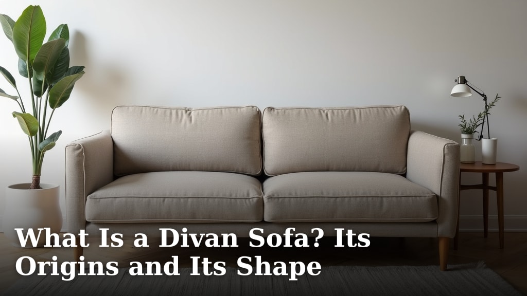 What Is a Divan Sofa? Its Origins and Its Shape