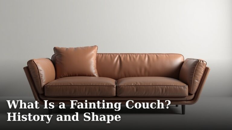 What Is a Fainting Couch? History and Shape