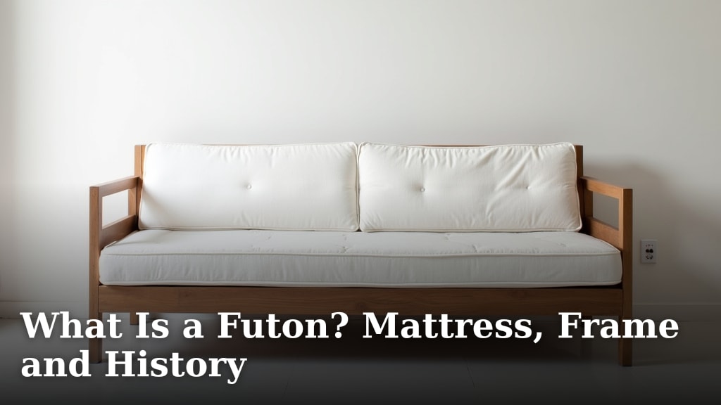 What Is a Futon? Mattress, Frame and History