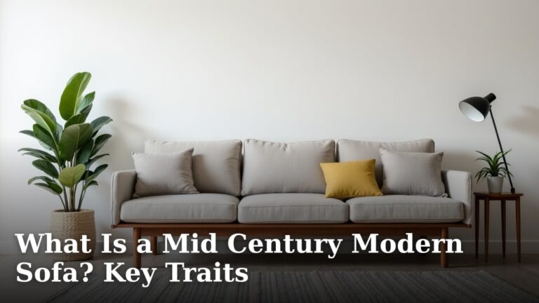 What Is a Mid Century Modern Sofa? Key Traits