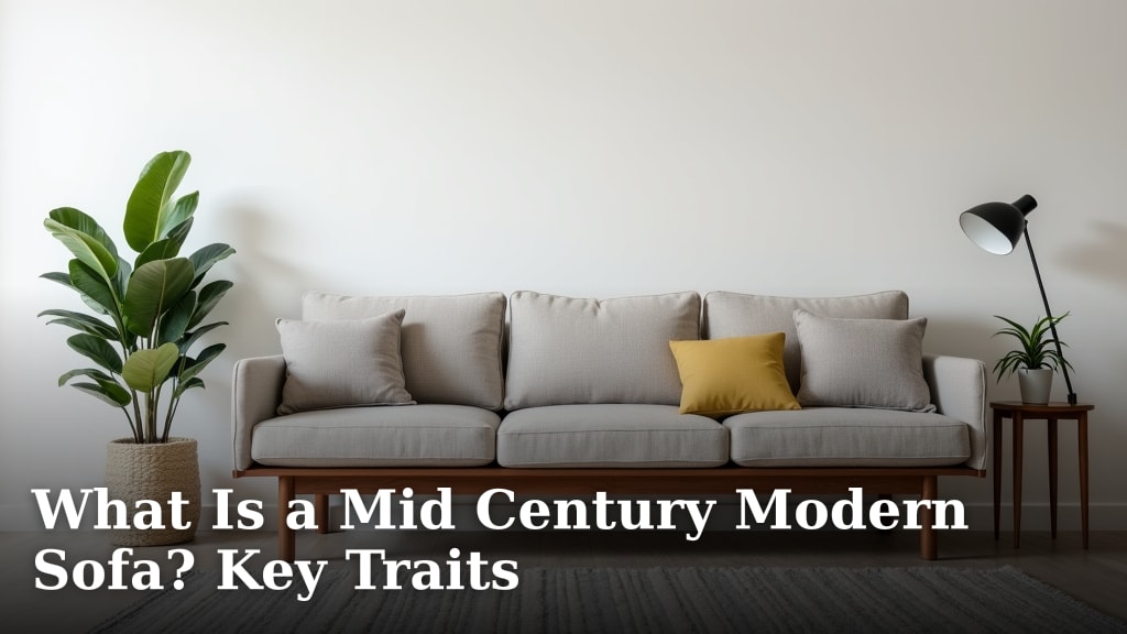 What Is a Mid Century Modern Sofa? Key Traits