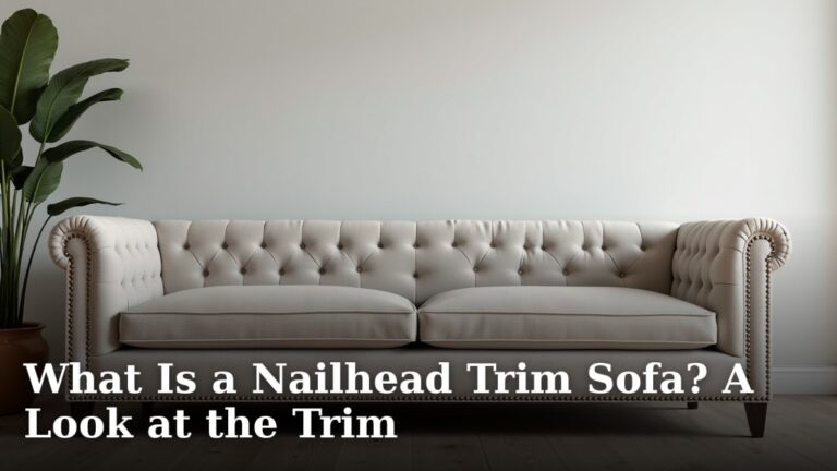 What Is a Nailhead Trim Sofa? A Look at the Trim