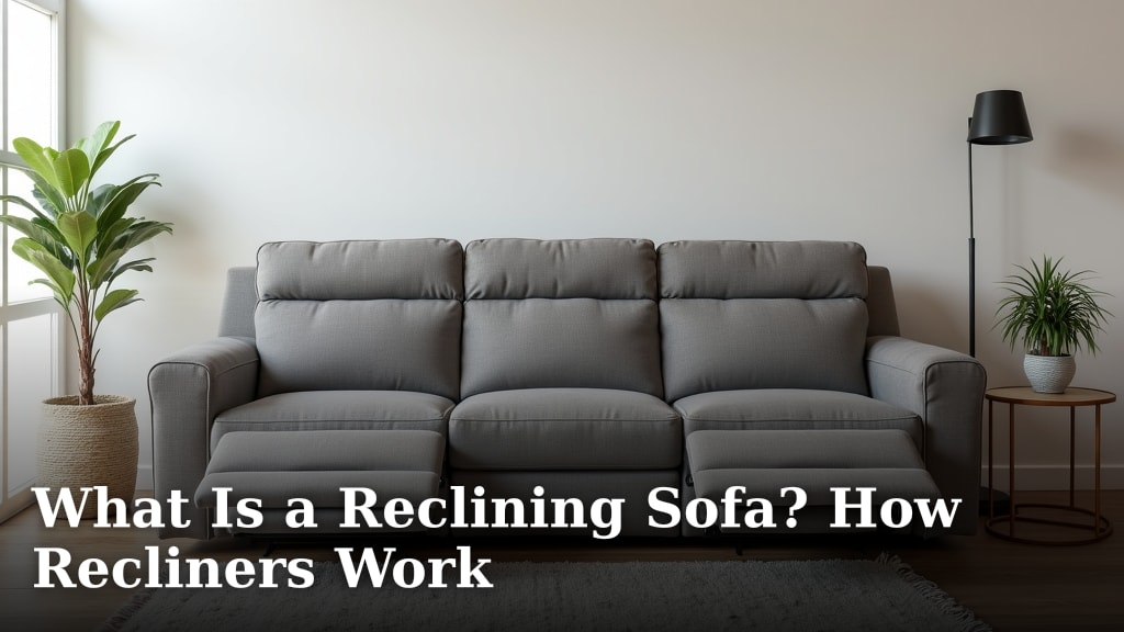 What Is a Reclining Sofa? How Recliners Work