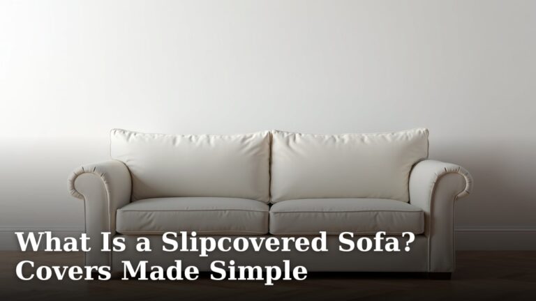 What Is a Slipcovered Sofa? Covers Made Simple