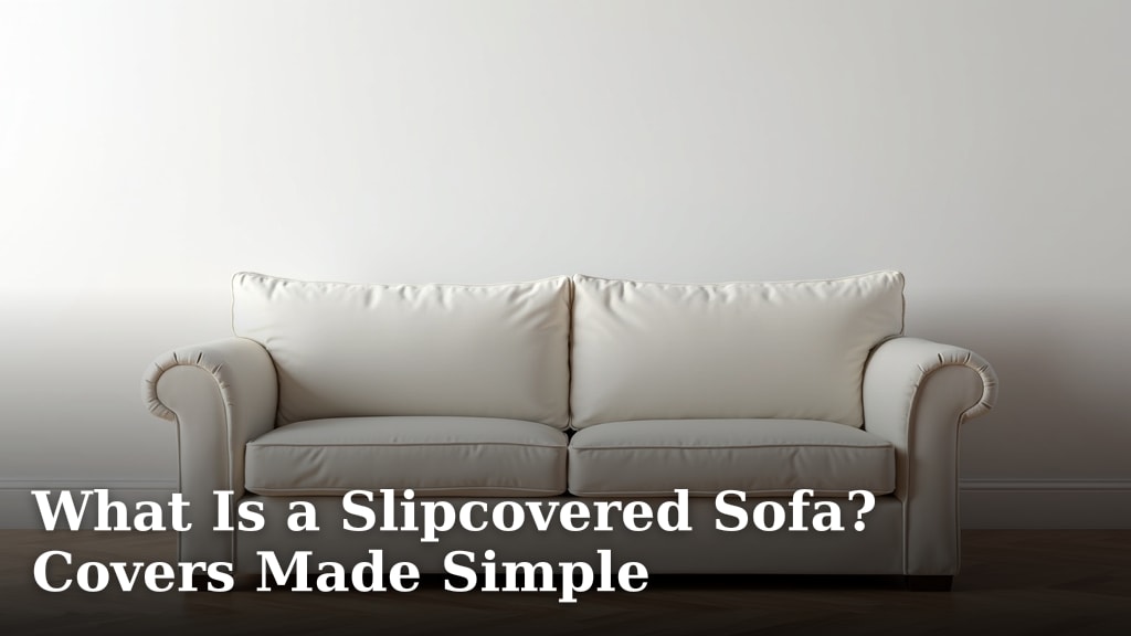 What Is a Slipcovered Sofa? Covers Made Simple