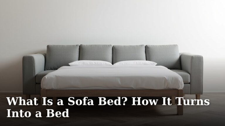 What Is a Sofa Bed? How It Turns Into a Bed