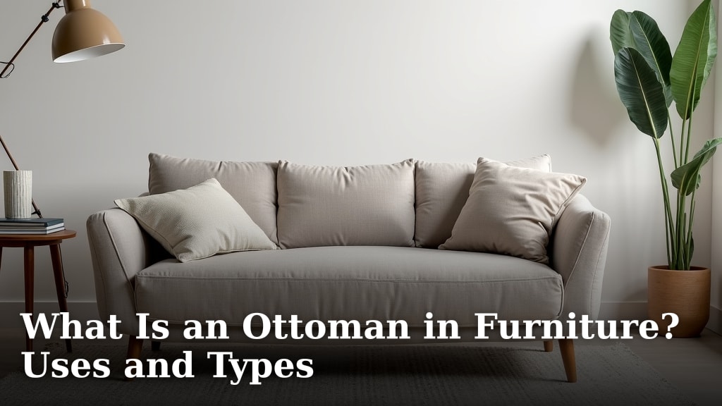 What Is an Ottoman in Furniture? Uses and Types
