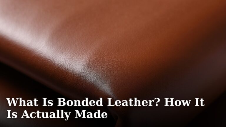 What Is Bonded Leather? How It Is Actually Made