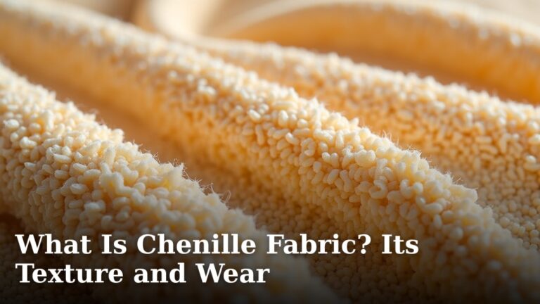 What Is Chenille Fabric? Its Texture and Wear