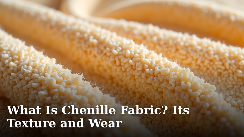 What Is Chenille Fabric? Its Texture and Wear