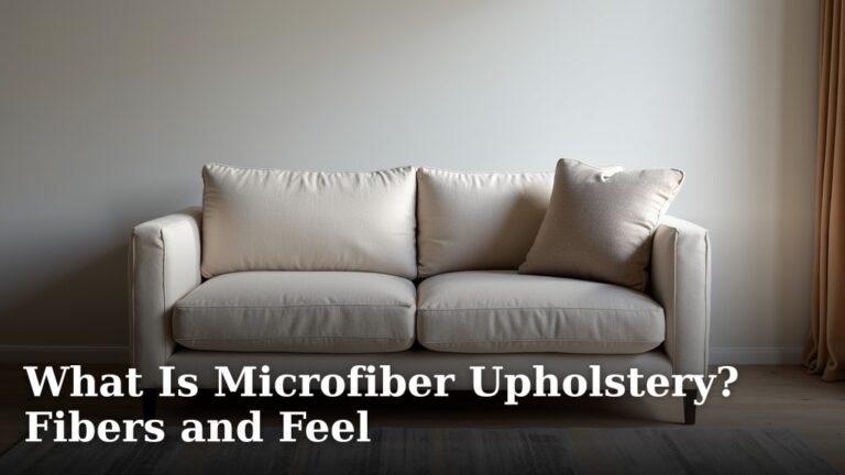 What Is Microfiber Upholstery? Fibers and Feel
