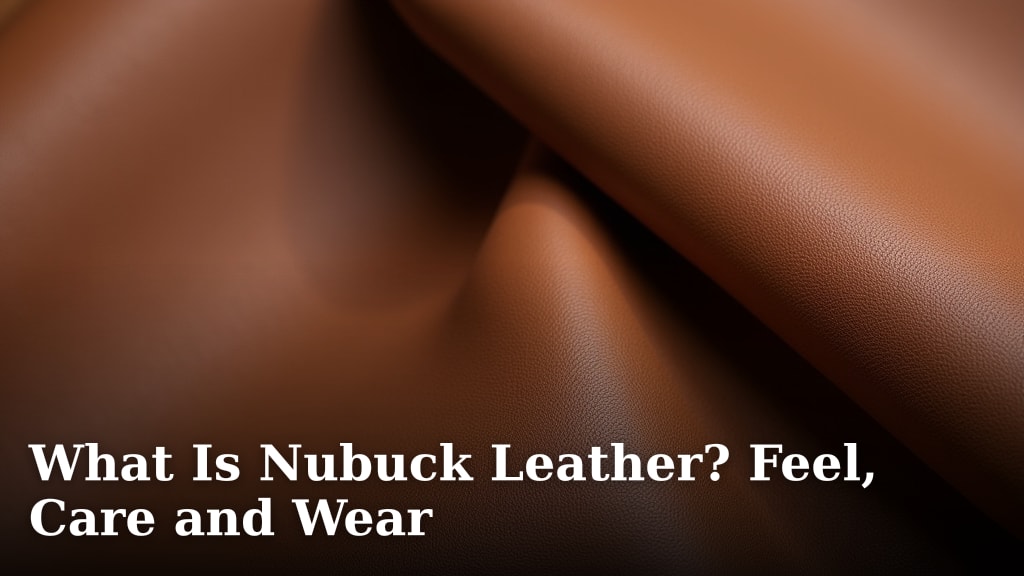What Is Nubuck Leather? Feel, Care and Wear