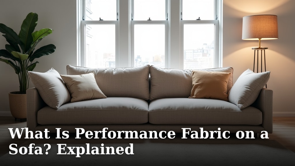 What Is Performance Fabric on a Sofa? Explained