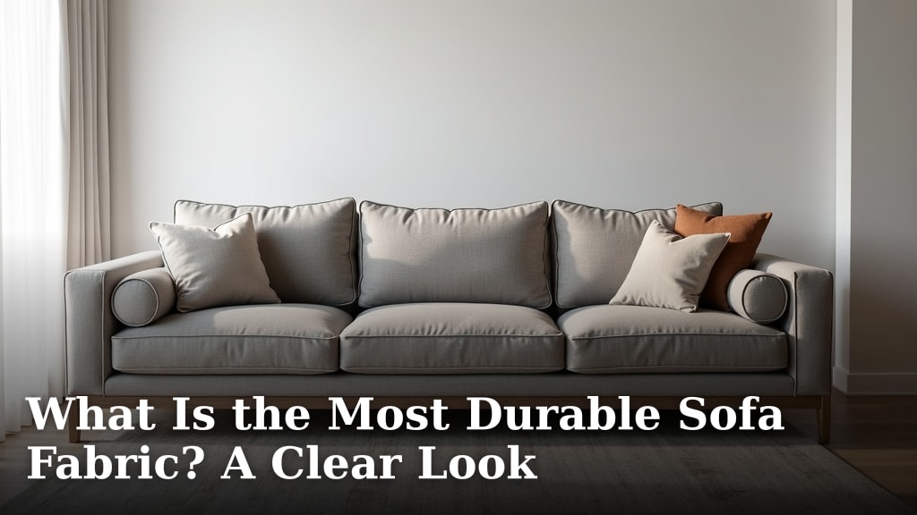 What Is the Most Durable Sofa Fabric? A Clear Look
