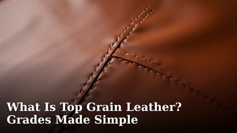 What Is Top Grain Leather? Grades Made Simple