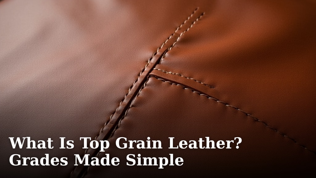 What Is Top Grain Leather? Grades Made Simple